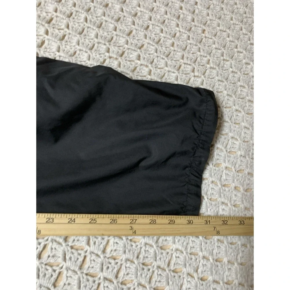 Vintage 90s Nike ACG Windbreaker‎ Track Pants Mens L Black Swoosh Zip Ankle